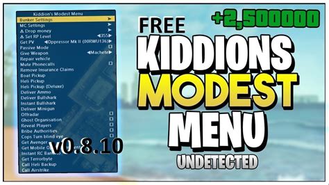 Kiddion's Mod Menu .